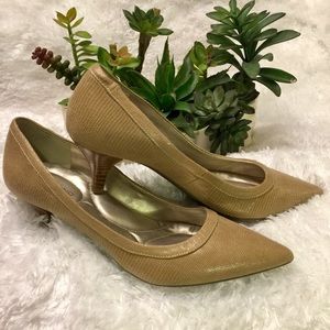 Bandolino B Flexible  Heels Pump Stiletto Tan Nude